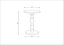 LIVABLISS Harare HHR-001 End Table