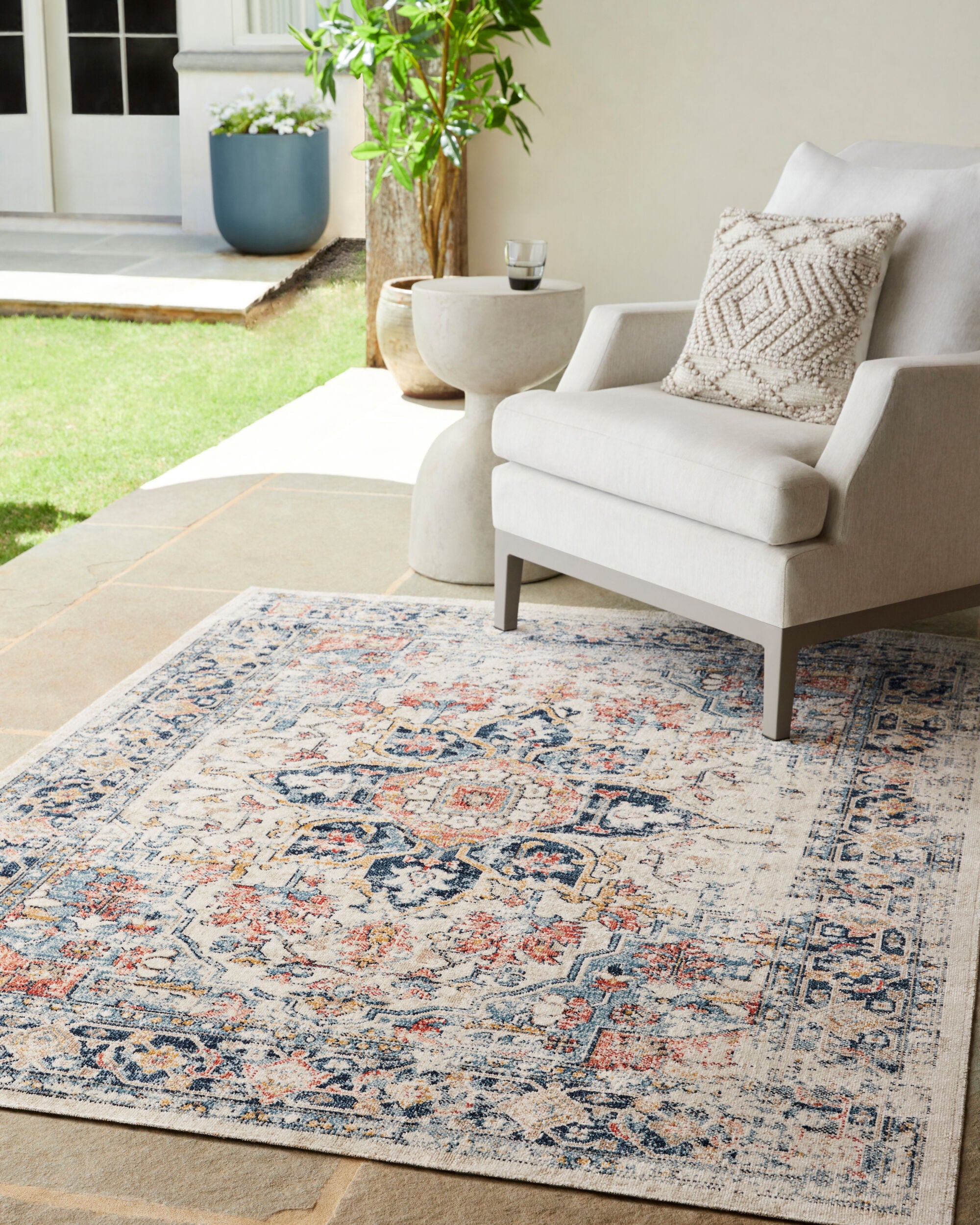 Surya Huntington Beach HTB-2300 Navy Area Rug by LIVABLISS