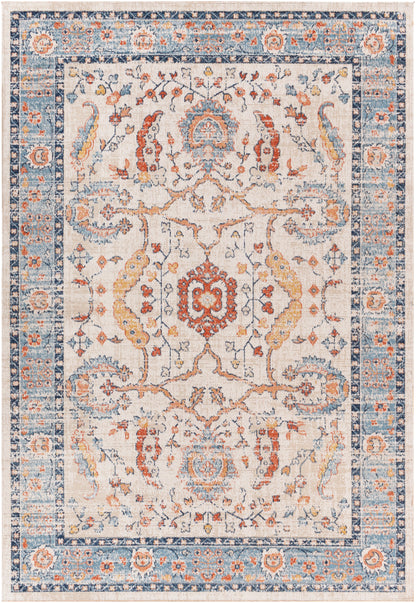 Surya Huntington Beach HTB-2301 Rust Area Rug by LIVABLISS