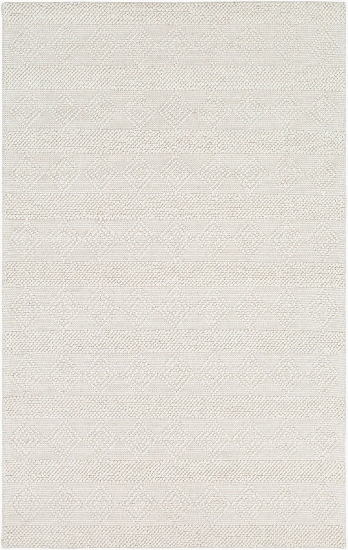 LIVABLISS Hygge HYG-2302 White Area Rug
