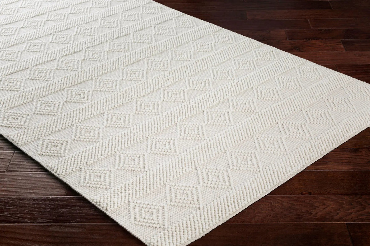 LIVABLISS Hygge HYG-2302 White Area Rug