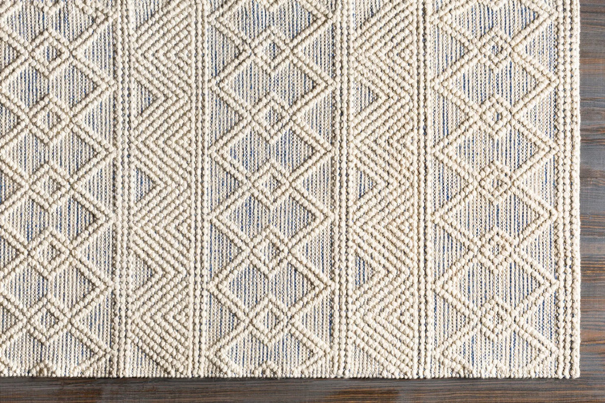 Hygge HYG-2306 Blue Area Rug by LIVABLISS