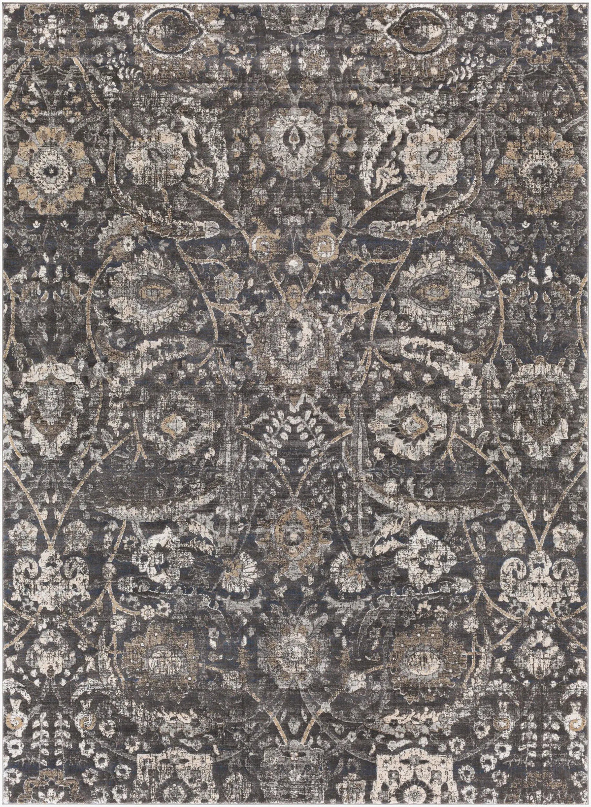 LIVABLISS Indigo IGO-2317 Black Area Rug