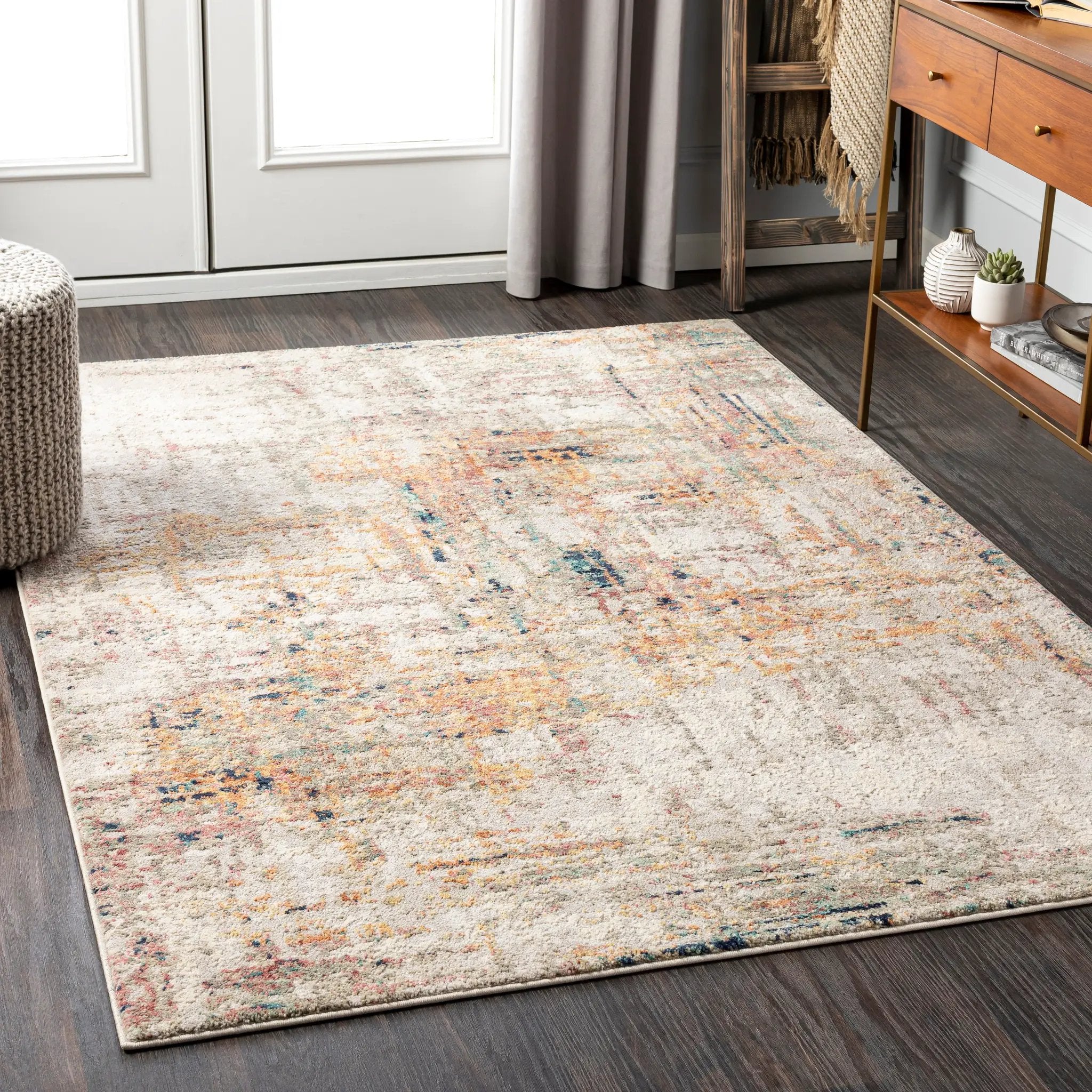 Illusions ILS-2300 Cream Area Rug by LIVABLISS
