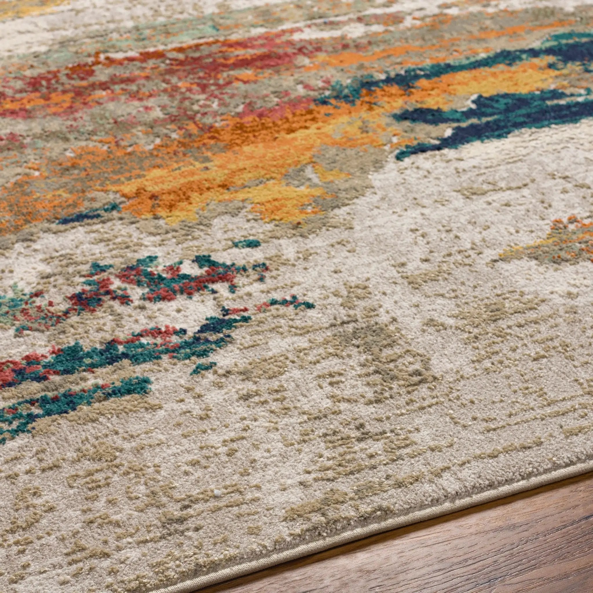Illusions ILS-2302 Beige Area Rug by LIVABLISS