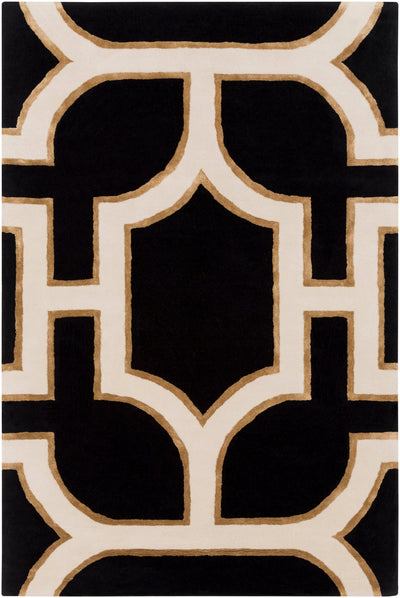 Elle Decor x Livabliss Intermezzo INE-1000 Black Area Rug