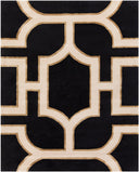 Elle Decor Intermezzo INE-1000 Black Area Rug by LIVABLISS