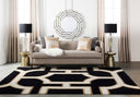 Elle Decor Intermezzo INE-1000 Black Area Rug by LIVABLISS