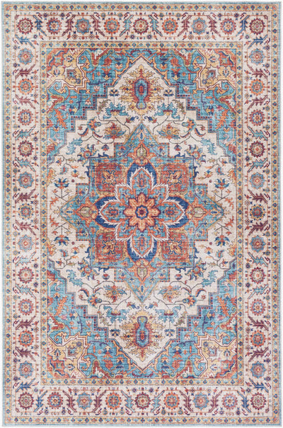 LIVABLISS Iris IRS-2301 Blue Area Rug