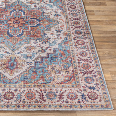 LIVABLISS Iris IRS-2301 Blue Area Rug
