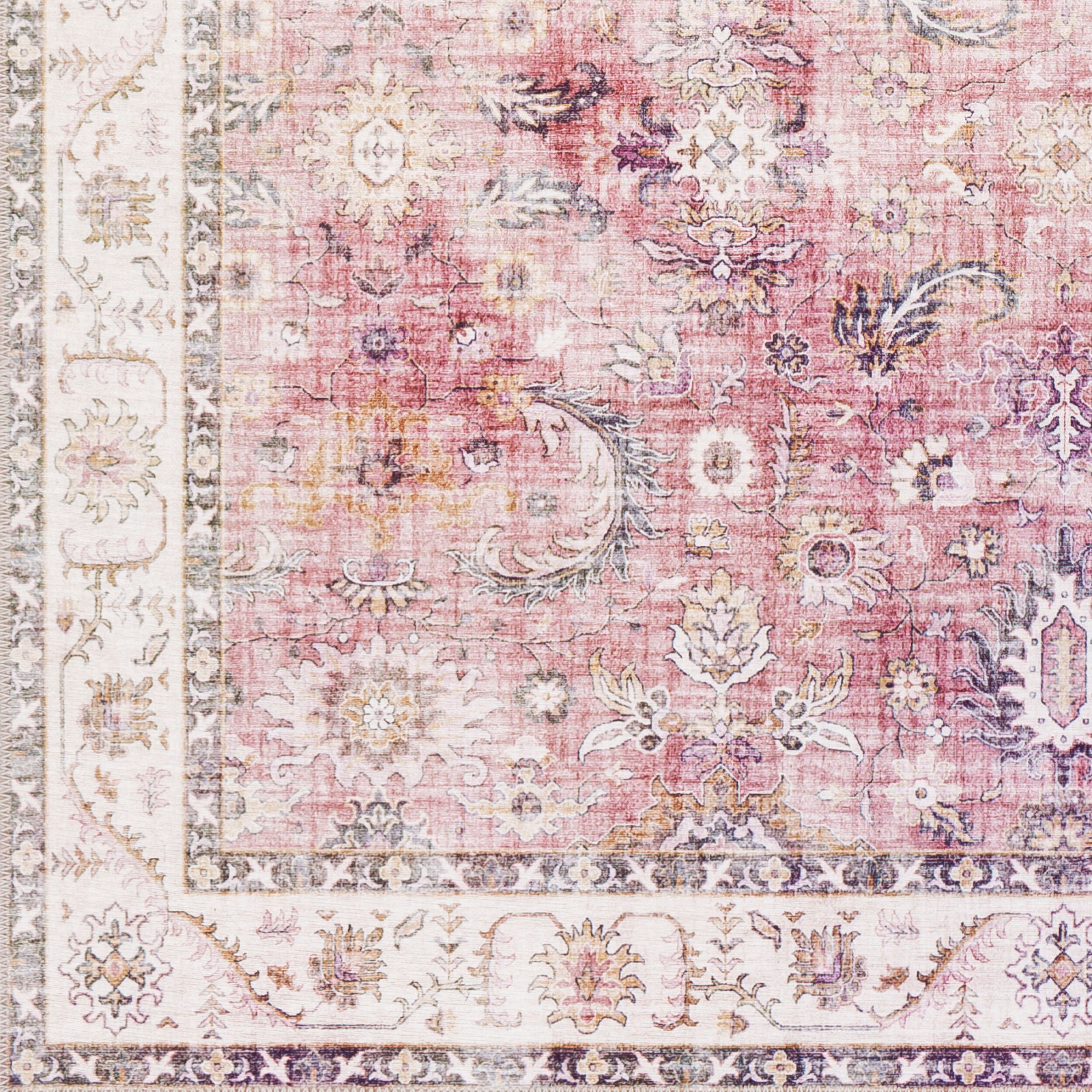 Surya Iris IRS-2305 Purple Area Rug by LIVABLISS