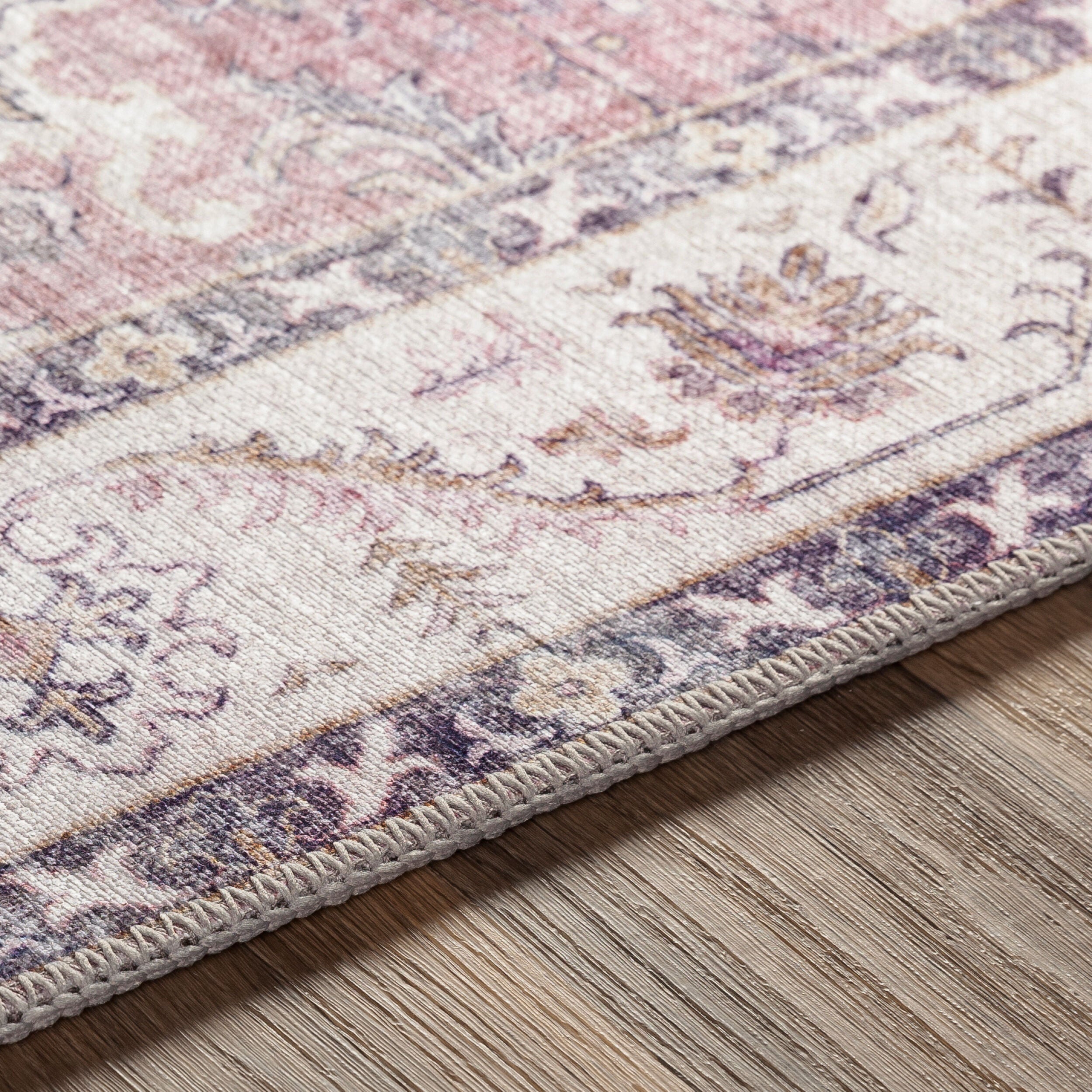 Surya Iris IRS-2305 Purple Area Rug by LIVABLISS