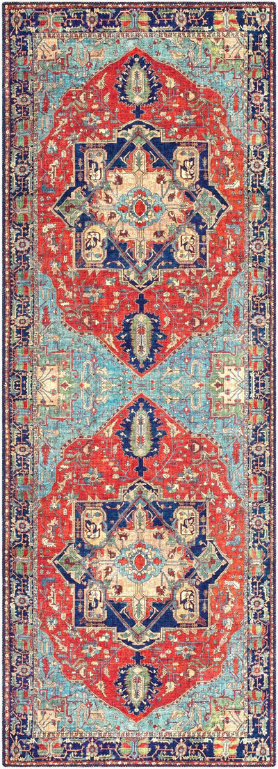 LIVABLISS Iris IRS-2308 Red Area Rug