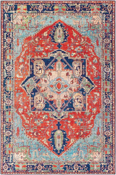 LIVABLISS Iris IRS-2308 Red Area Rug