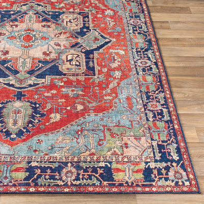 LIVABLISS Iris IRS-2308 Red Area Rug
