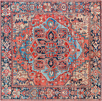 LIVABLISS Iris IRS-2310 Red Area Rug