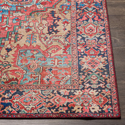 LIVABLISS Iris IRS-2310 Red Area Rug