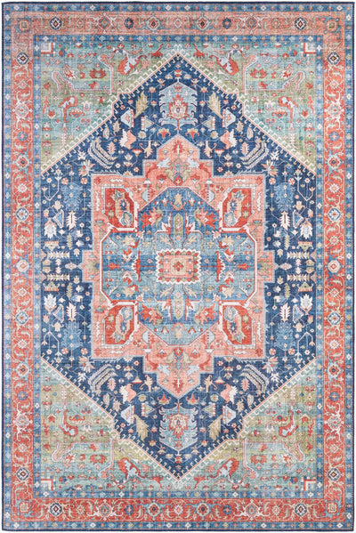 LIVABLISS Iris IRS-2312 Blue Area Rug