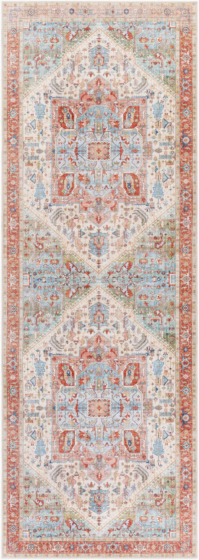 LIVABLISS Iris IRS-2314 Orange Area Rug