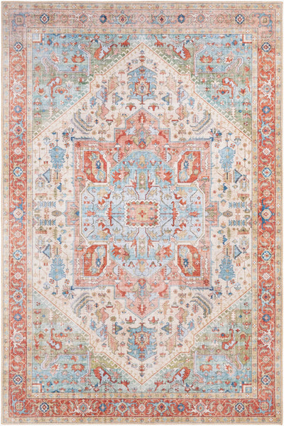 LIVABLISS Iris IRS-2314 Orange Area Rug