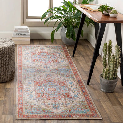 LIVABLISS Iris IRS-2314 Orange Area Rug