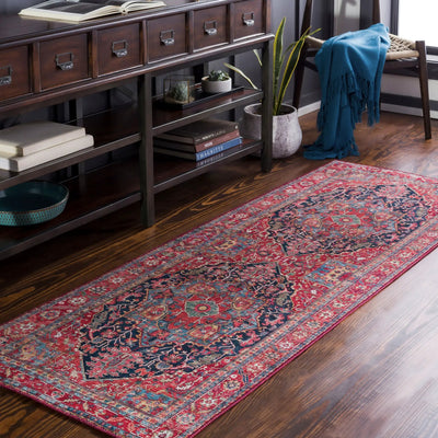 LIVABLISS Iris IRS-2316 Red Area Rug