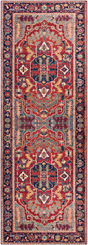 Surya Iris IRS-2317 Red Area Rug by LIVABLISS