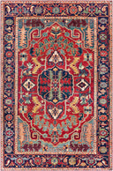 Surya Iris IRS-2317 Red Area Rug by LIVABLISS