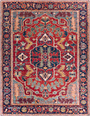 Surya Iris IRS-2317 Red Area Rug by LIVABLISS