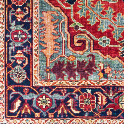 Surya Iris IRS-2317 Red Area Rug by LIVABLISS