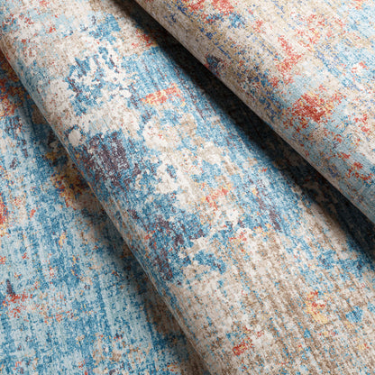 Surya Iris IRS-2318 Blue Area Rug by LIVABLISS