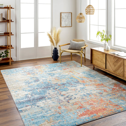 Surya Iris IRS-2318 Blue Area Rug by LIVABLISS