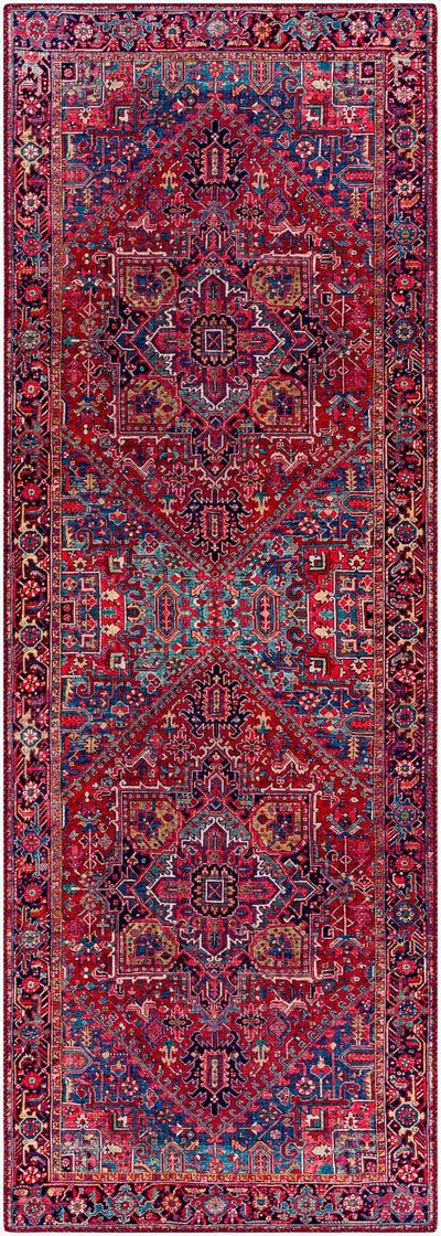 LIVABLISS Iris IRS-2330 Red Area Rug