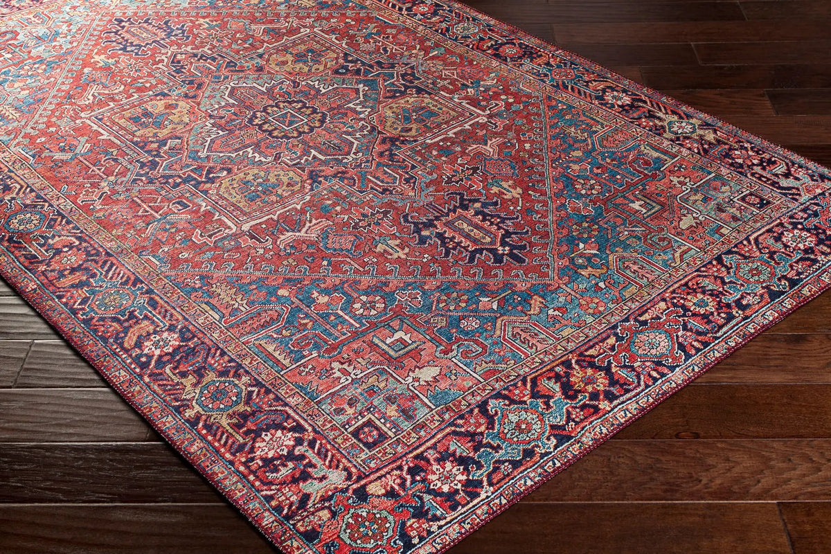 LIVABLISS Iris IRS-2330 Red Area Rug