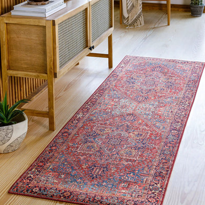 LIVABLISS Iris IRS-2330 Red Area Rug