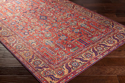 LIVABLISS Iris IRS-2332 Burnt-Orange Area Rug