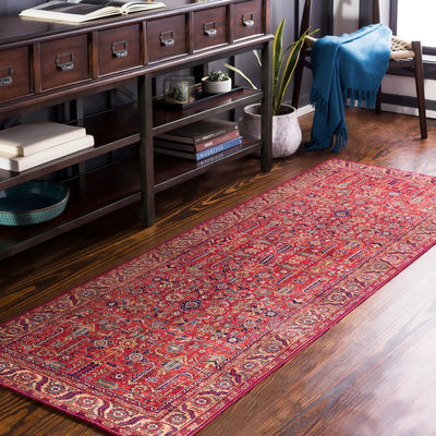 LIVABLISS Iris IRS-2332 Burnt-Orange Area Rug