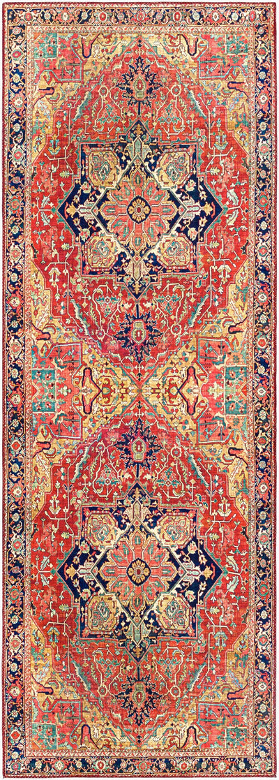 LIVABLISS Iris IRS-2343 Dark-Blue Area Rug