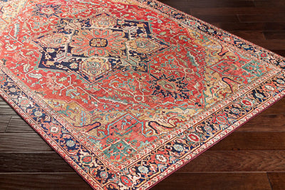 LIVABLISS Iris IRS-2343 Dark-Blue Area Rug