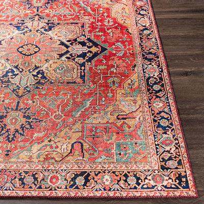 LIVABLISS Iris IRS-2343 Dark-Blue Area Rug