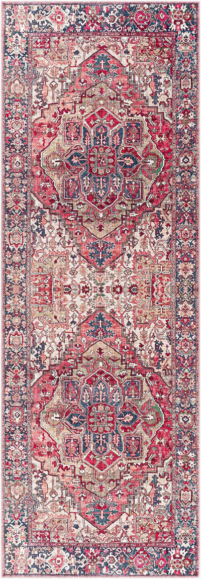 LIVABLISS Iris IRS-2357 Red Area Rug