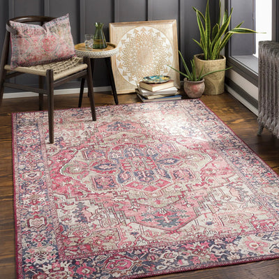 LIVABLISS Iris IRS-2357 Red Area Rug