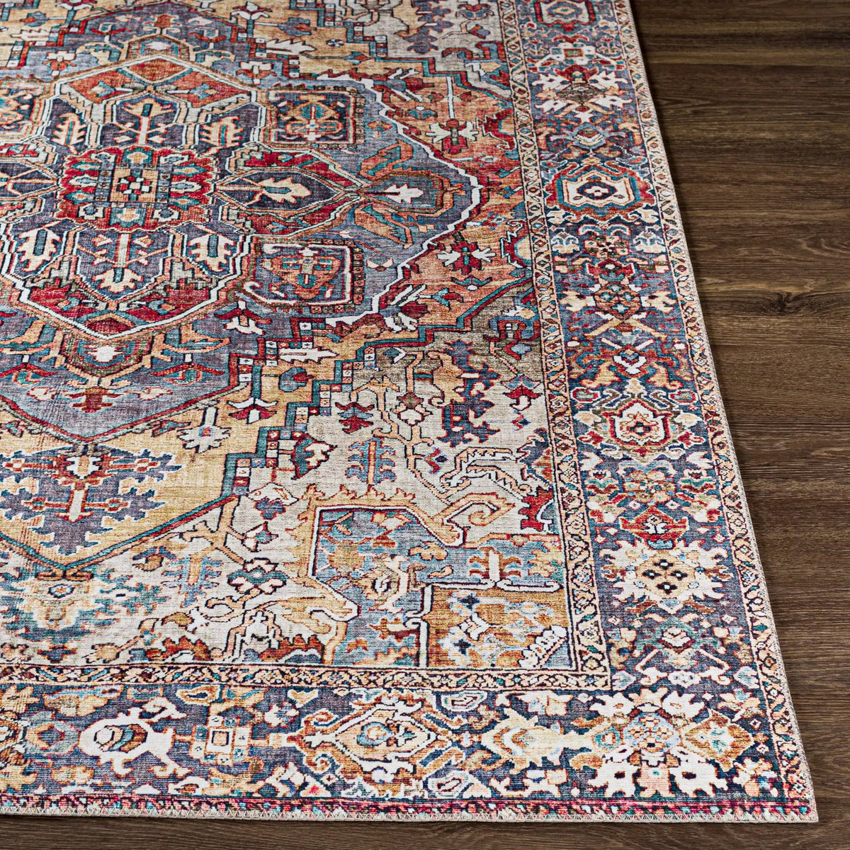LIVABLISS Iris IRS-2358 Rust Area Rug
