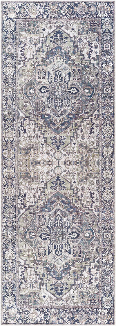 LIVABLISS Iris IRS-2359 Black Area Rug
