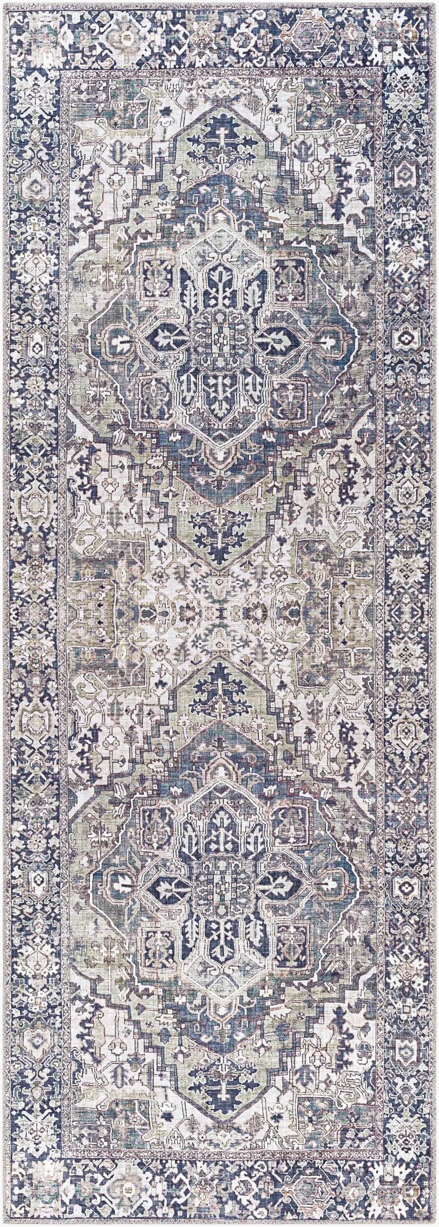 LIVABLISS Iris IRS-2359 Black Area Rug