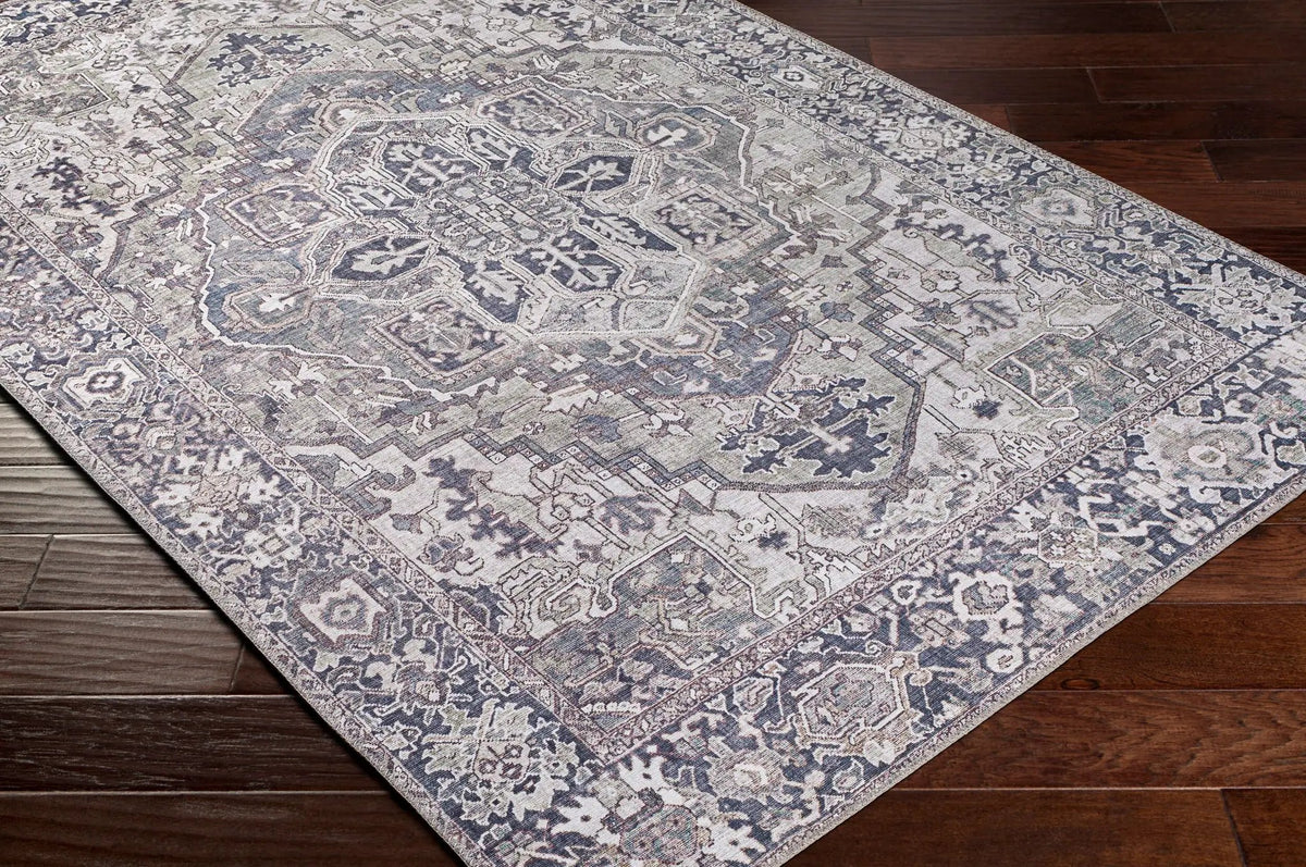 LIVABLISS Iris IRS-2359 Black Area Rug