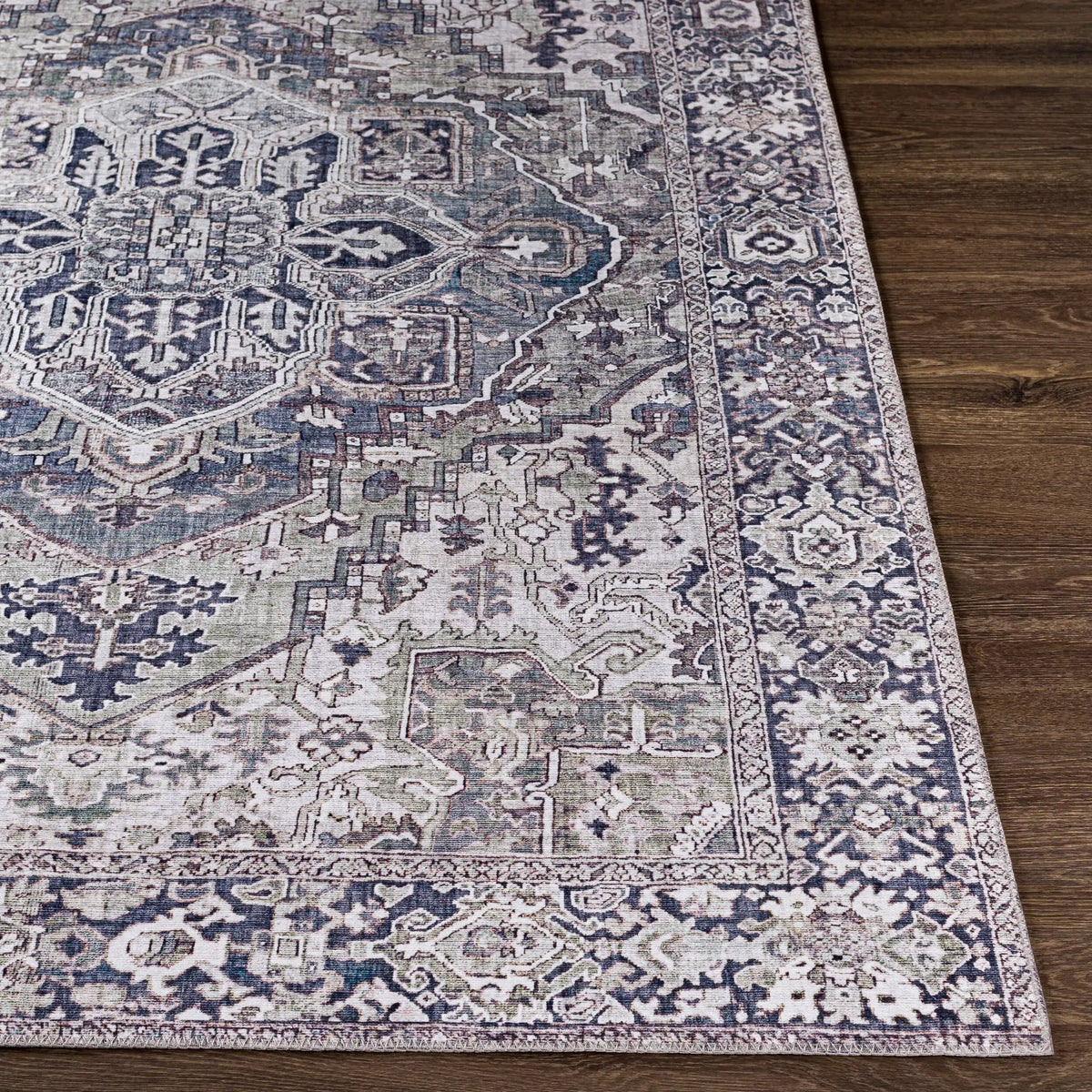 LIVABLISS Iris IRS-2359 Black Area Rug