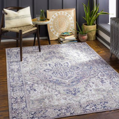 LIVABLISS Iris IRS-2359 Black Area Rug