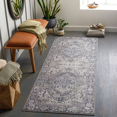 LIVABLISS Iris IRS-2359 Black Area Rug