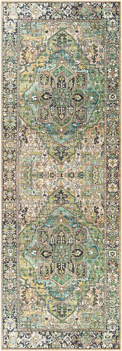 LIVABLISS Iris IRS-2361 Green Area Rug